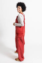 Surya Ethical Cotton Drop Crotch Overalls made in Nepal - left side view