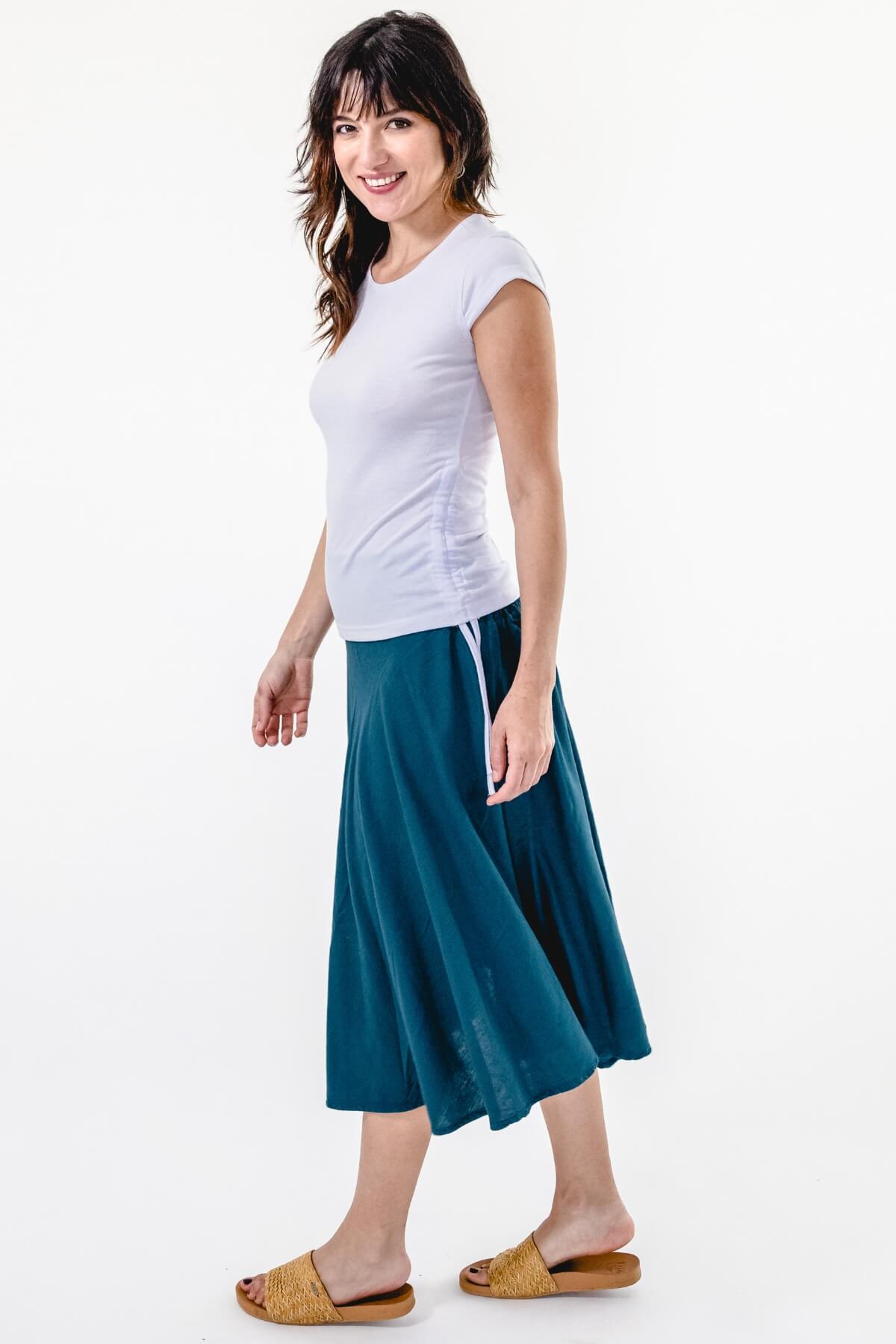 Surya Australia Ethical 'Rosa' Skirt from Nepal - left side view