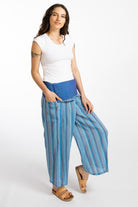 Surya Australia Ethical Cotton Thai Fisherman Pants - Turquoise