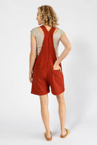 Surya Cotton Short Overalls (Dungarees) made in Nepal - Rust