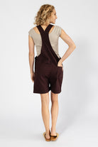 Surya Cotton Short Overalls (Dungarees) made in Nepal - Chocolate