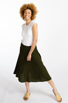 Surya Ethical 'Rosa' Skirt made in Nepal - Green