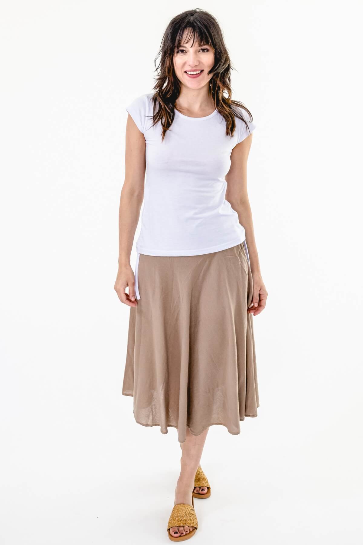 Surya Ethical Cotton 'Rosa' Skirt from Nepal