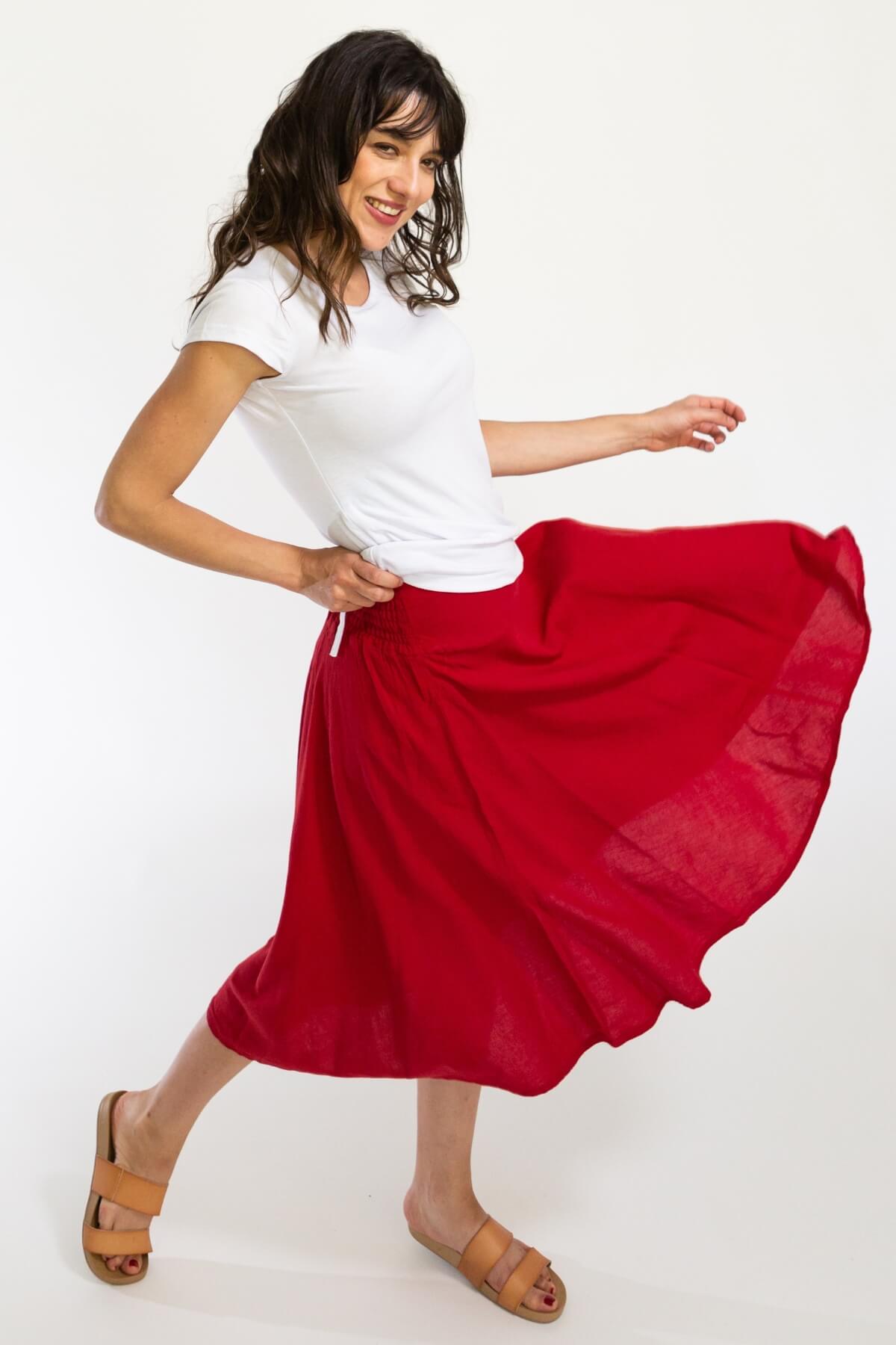 Surya Ethical Cotton 'Rosa' Skirts from Nepal