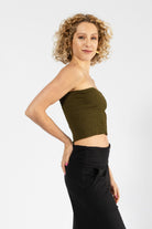 Surya Strapless Tube Top made in Nepal - Green