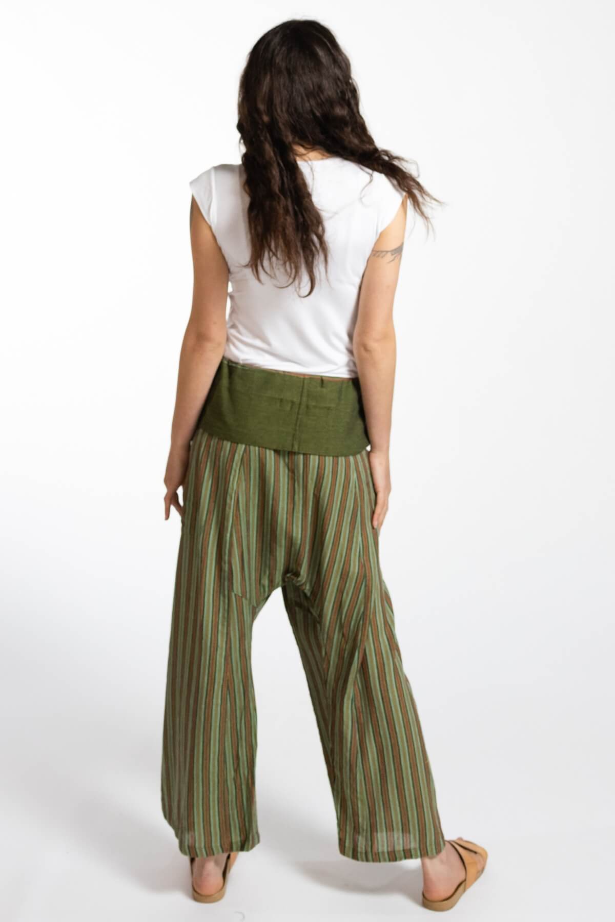 Surya Australia Ethical Cotton Thai Fisherman Pants - Green