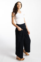 Surya Australia Cotton Thai Fisherman Pants made in Nepal - Black