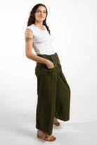 Surya Australia Cotton Thai Fisherman Pants made in Nepal - Green