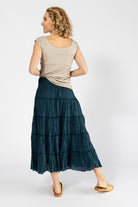 Surya Ethical Crinkle Cotton Skirts made in Nepal - rear view