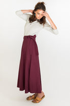 Surya Cotton Wrap Skirts made in Nepal - Wine