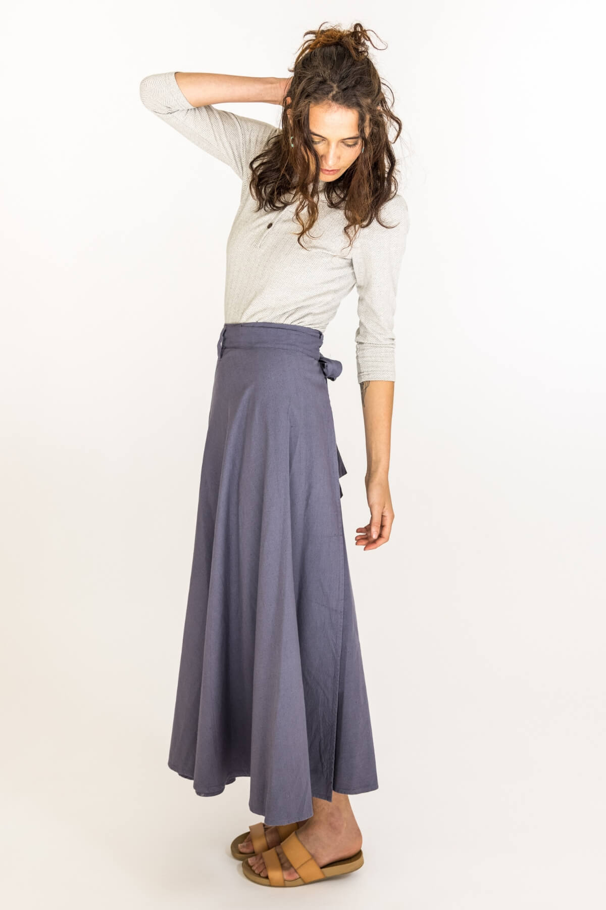 Surya Ethical Cotton Maxi Wrap Skirts made in Nepal 