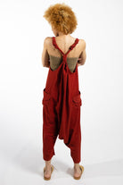 Surya Ethical Cotton Drop Crotch Overalls - Rear view