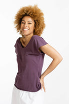 Surya Australia Ethical Organic Cotton Everyday 'Mimi' Top - Purple