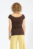 Surya Australia Organic Cotton 'Priya' Top made in Nepal - Chocolate