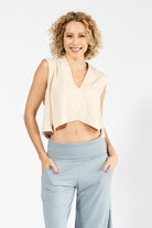 Surya Organic Cotton 'Ayumi' Top made in Nepal - Oatmeal