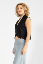 Surya Organic Cotton 'Ayumi' Top made in Nepal - Black