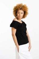 Surya Australia Ethical Organic Cotton Everyday 'Mimi' Top - Black