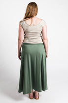 Surya Ethical Organic Cotton Maxi Skirt made in Nepal - rear view