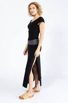 Surya Organic Cotton 'Sarita' Dress made in Nepal - Black