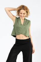 Surya Organic Cotton 'Ayumi' Top made in Nepal - Ocean