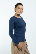 Surya Ethical Organic Cotton Basic Top made in Nepal - right side view