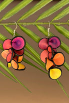 Surya Polymer Clay Earrings made in Nepal - Petal Design