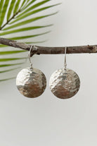 Surya Australia Ethical Handmade Silver Earrings made in Nepal - La Lune