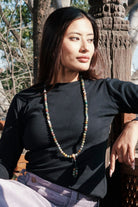 Surya Australia Jade Mala Necklace made in Nepal