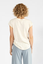 Surya Australia Organic Cotton Basic Tee made in Nepal - Oatmeal