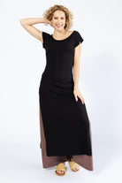 Surya Organic Cotton 'Sarita' Dress made in Nepal - Black