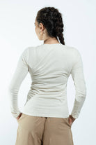 Surya Ethical Organic Cotton Basic Top made in Nepal - rear view