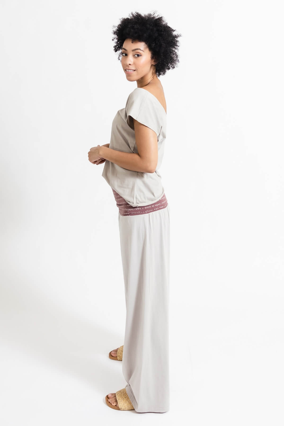 Surya Australia Organic Cotton 'Mantra' Pants made in Nepal - Oatmeal