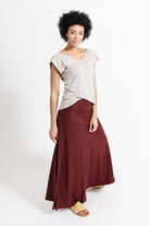 Surya Ethical Organic Cotton Maxi Skirt made in Nepal - right view