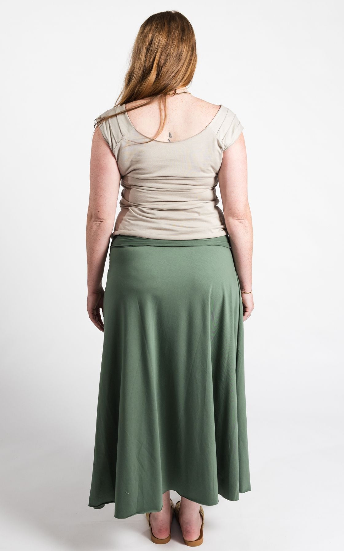 Surya Australia Organic Cotton 'Sonder' Skirt made in Nepal - Ocean