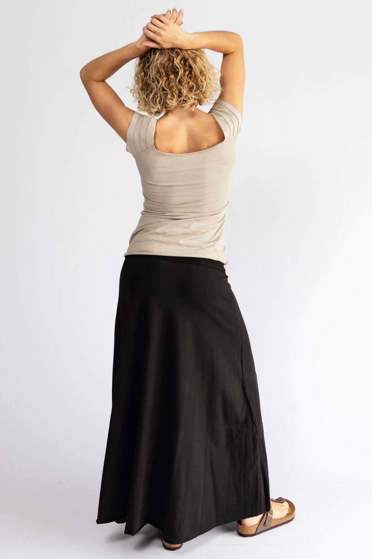 Surya Organic Cotton 'Sonder' Skirt made in Nepal - Black