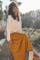 Surya Organic Cotton Maxi 'Sonder' Skirt made in Nepal