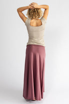 Surya Organic Cotton 'Sonder' Skirt made in Nepal - Dusty Mauve