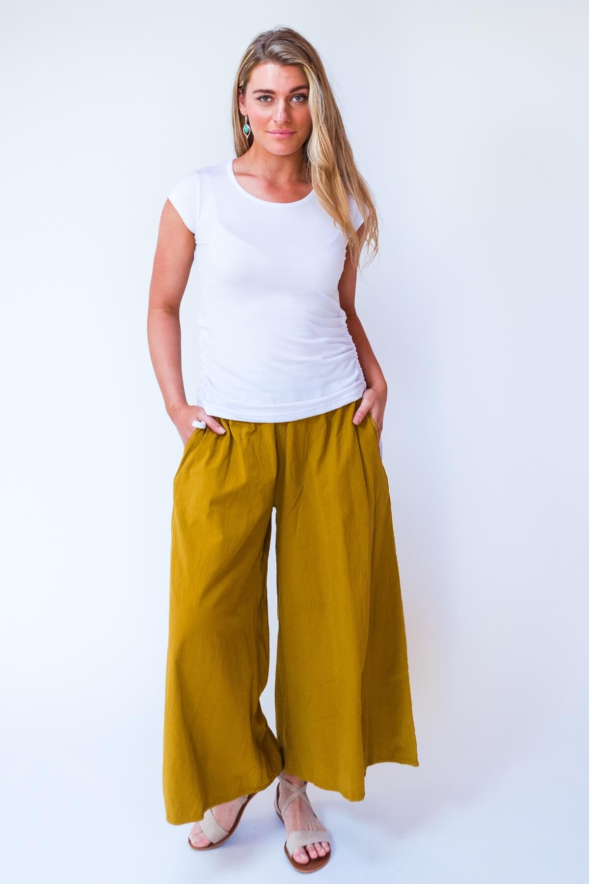 Surya Australia Ethical Cotton Palazzo Pants made in Nepal 