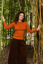 Surya Ethical Ribbed Cotton Long Sleeve Tops