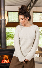 Surya Australia Ethical Wool Jumper made in Nepal - Natural