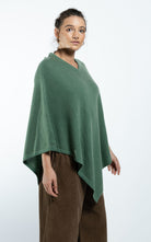 Surya Australia Ethical Cashmere Poncho made in Nepal - Teal