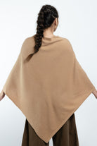 Surya Australia Ethical Cashmere Poncho made in Nepal - Almond