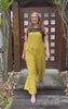 Surya Australia Ethical Cotton 'Juanita' Overalls Dungarees made in Nepal - Mustard