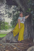 Surya Australia Ethical Cotton Palazzo Pants from Nepal - Mustard