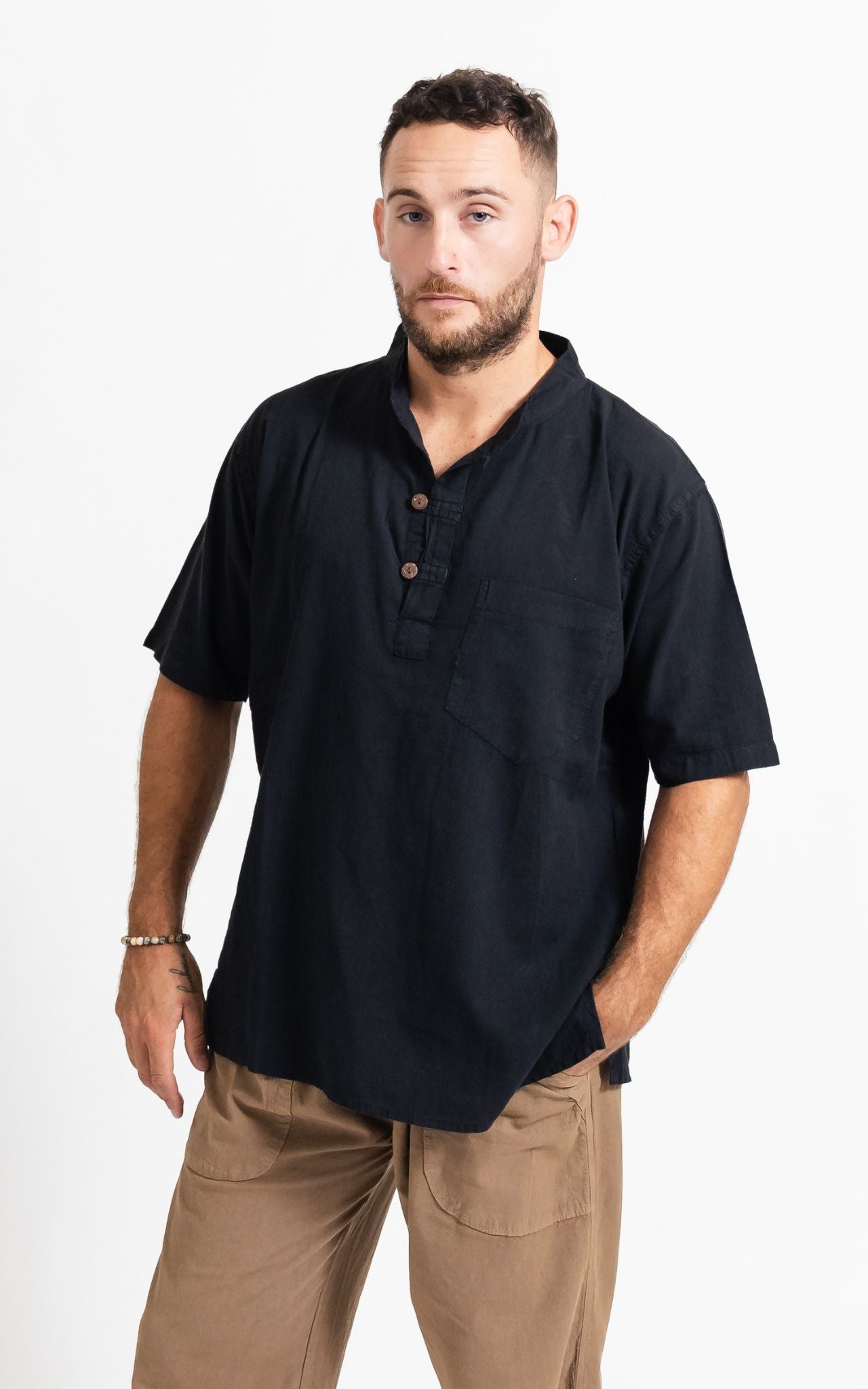 Cotton 'Pablo' Shirt for men | Ethically made in Nepal – Surya