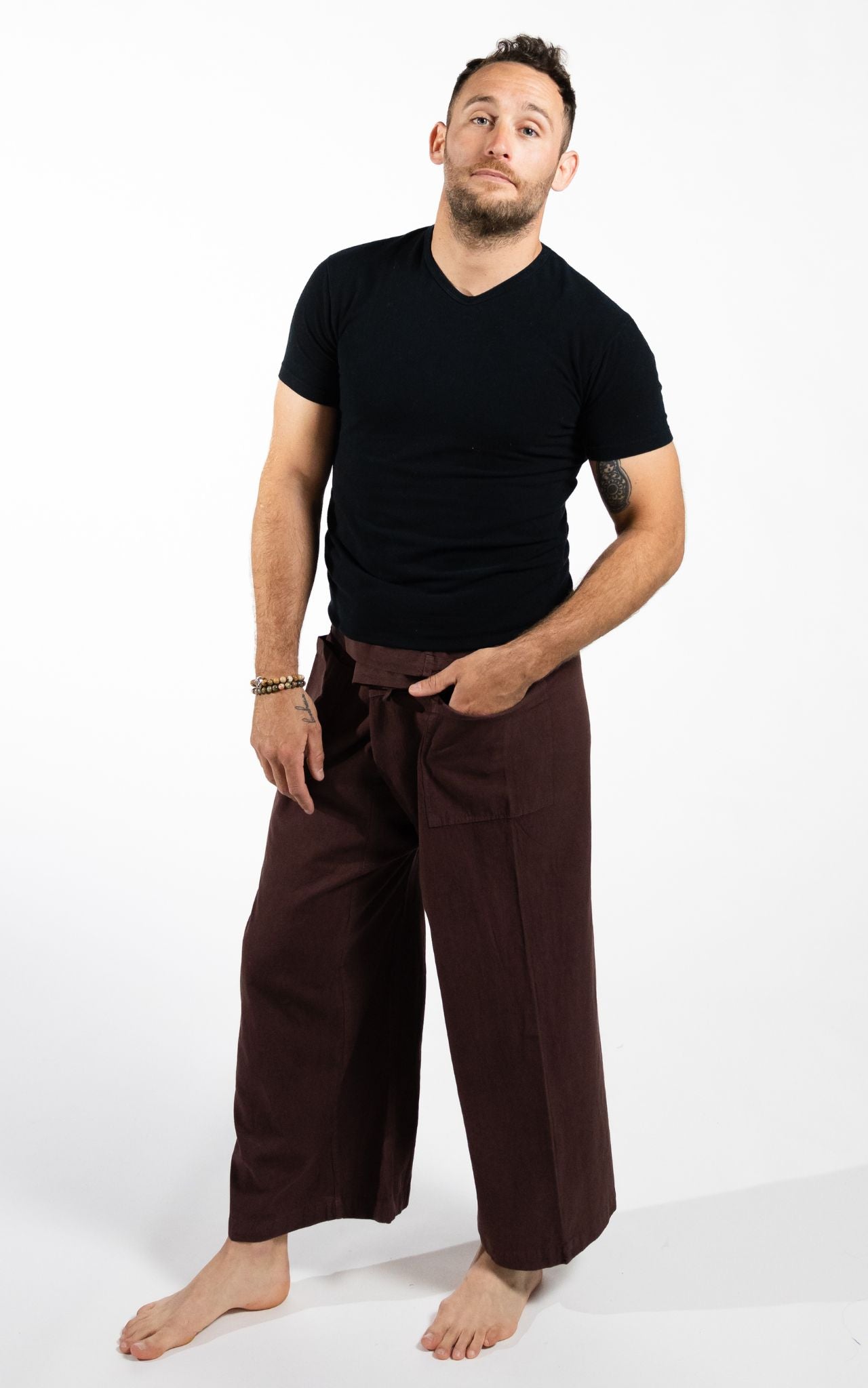 Fisherman Pants for men | Eco Dyed Cotton Fisherman Pants – Surya