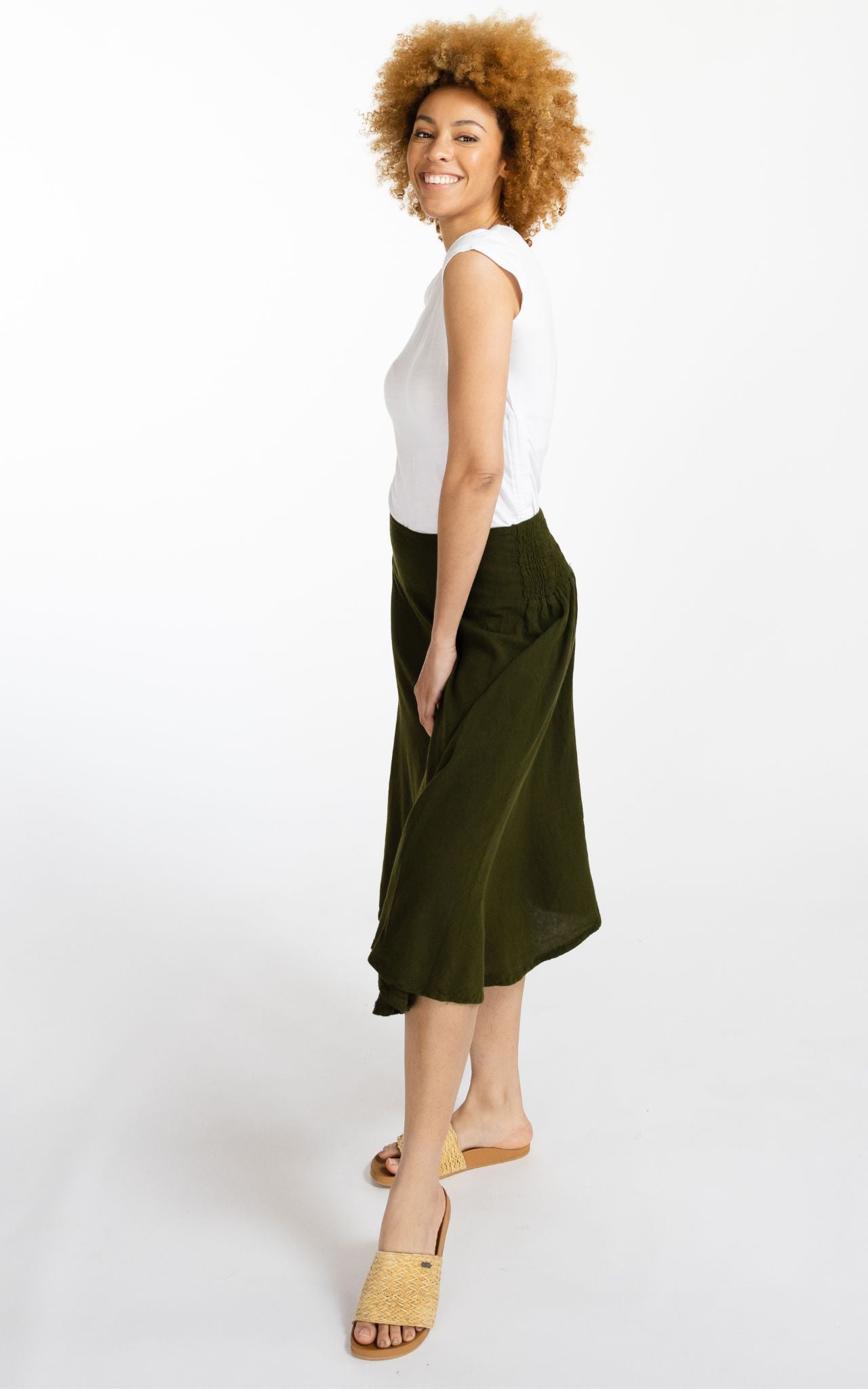 Generously Sized Cotton 'Rosa' Skirt | Ethically made in Nepal – Surya