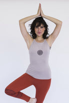 Surya Australia Ethical Organic Cotton Yoga Top from Nepal - Oatmeal