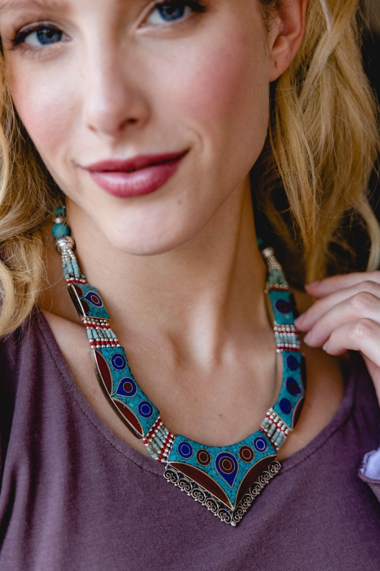 Tibetan style necklace deals